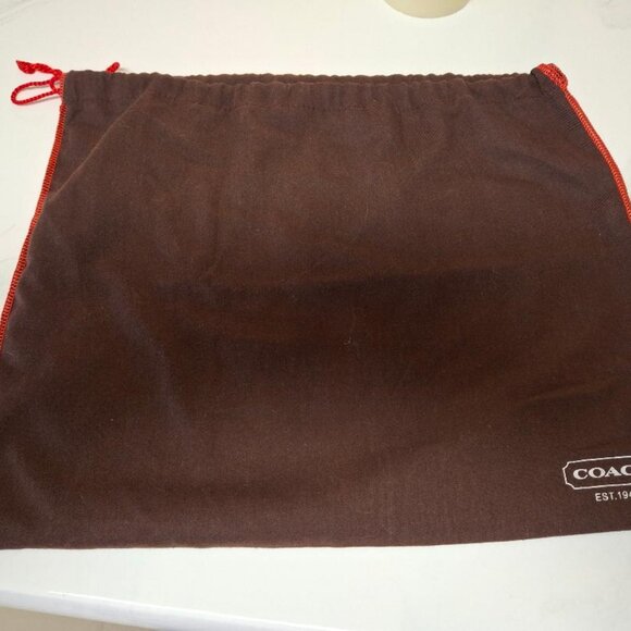 Coach Signature Carly Chocolate Brown Medium Shoulder Bag Purse with Dust Bag - Picture 12 of 12